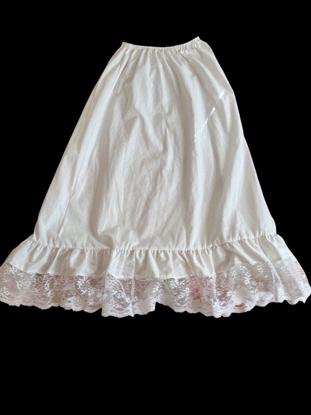Vintage Avon Fashion Petticoat Lace Small Cottagecore fairy Feminine Prairie USA